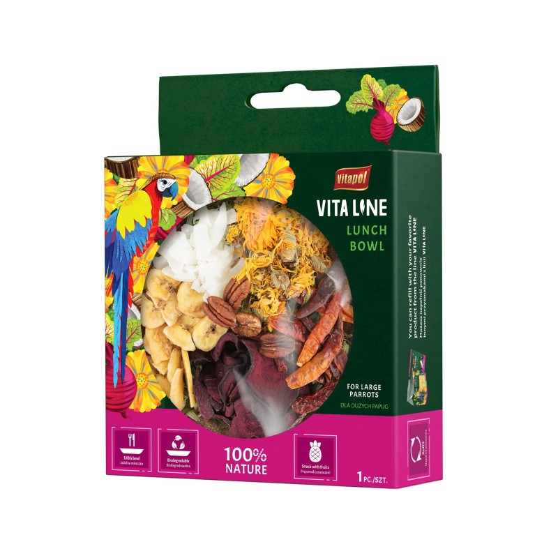 Vitaline Lunch Bowl dla dużych papug