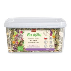 Vita Herbal karma pełnoporcjowa dla dla szynszyli i koszatniczki, wiaderko, 900g