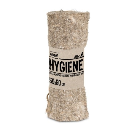 Mata konopna z wełną dla gryzoni i królika 50x60cm