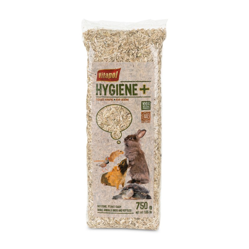Ściółka konopna, podłoże dla gryzoni i królika, 750 g