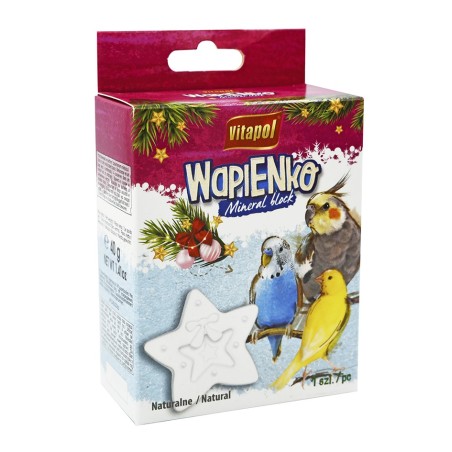 Kostka wapienna gwiazdka naturalna dla ptaków