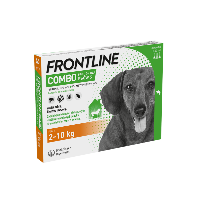 Frontline Combo S krople dla małych psów 3szt.