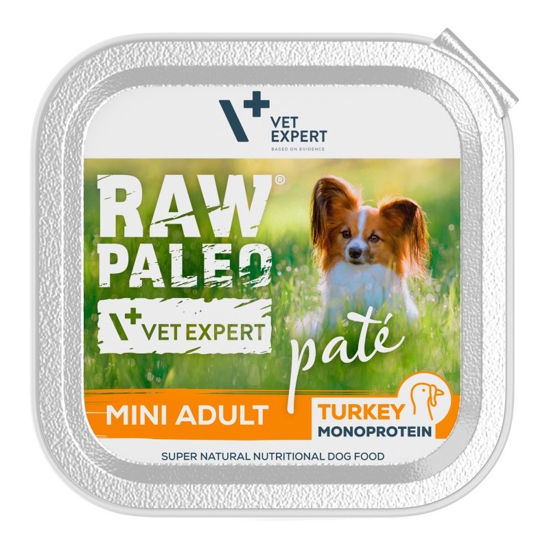 Raw Paleo TURKEY Pate Mini Adult 150g  RAW 2024_08