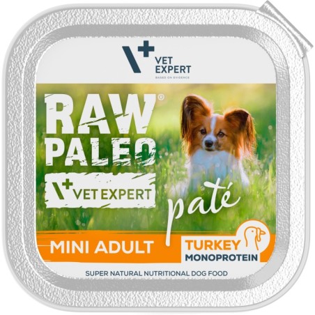 Raw Paleo TURKEY Pate Mini Adult 150g  RAW 2024_08