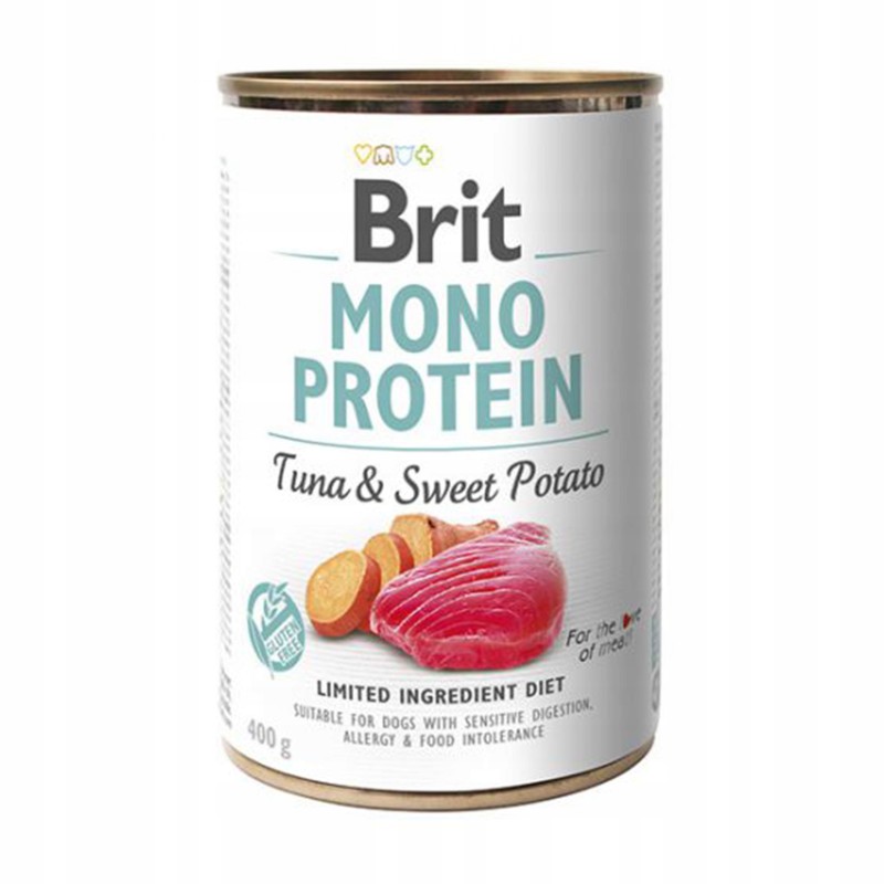 BRIT MONO PROTEIN TUNA&SWEET POTATO 400G