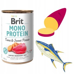 BRIT MONO PROTEIN TUNA&SWEET POTATO 400G