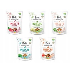 Brit przys. PIES CRUNCHY CRACKER INSECT&LAMB 200G