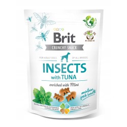 Brit przys. PIES CRUNCHY CRACKER INSECT&TUNA 200G