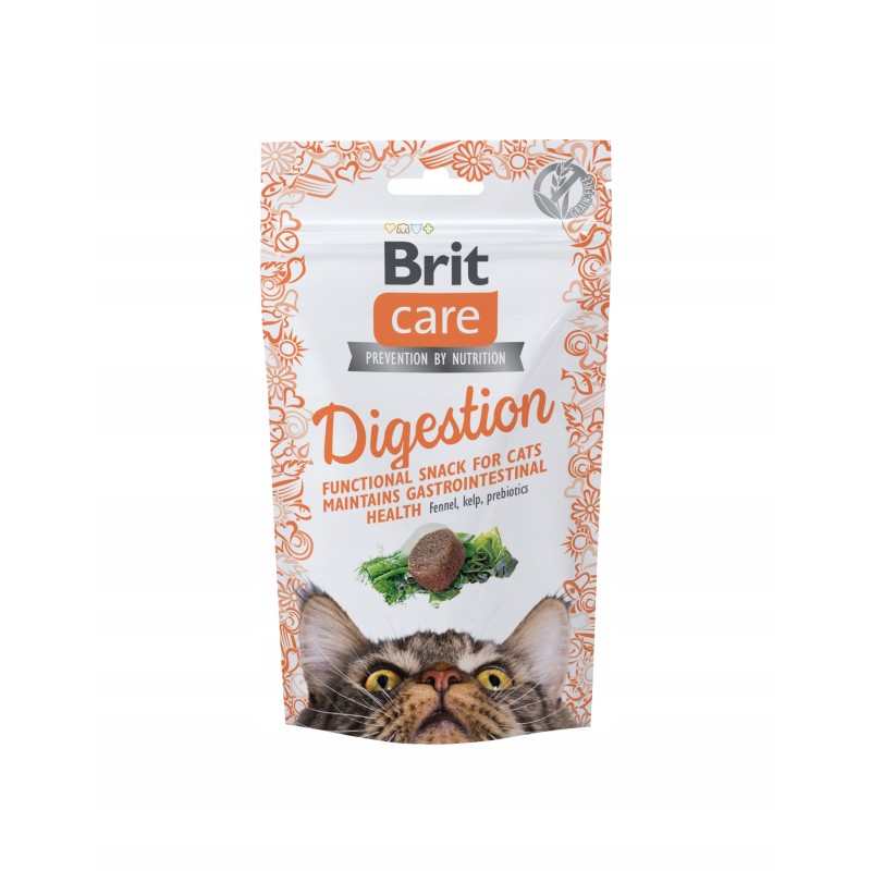 BR.CARE  CAT SNACK DIGESTION 50g