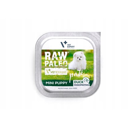 Raw Paleo DUCK Pate Mini Puppy alu tray 150g