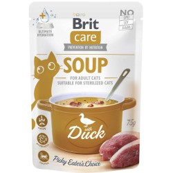 BR.CARE CAT SOUP WITH DUCK 75g