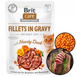 Brit Care Cat Hearty Duck Mokra Karma dla Kota Kaczka w Sosie 85 g