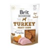 Brit Jerky Turkey Meaty Coins Przysmak Treningowy Indyk i Kurczak 80 g