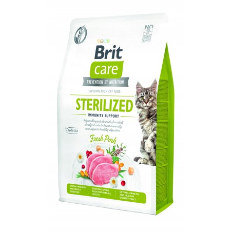 Brit Care Cat Grain-Free Sterilized Immunity Sucha Karma dla Kota Sterylizowanego 400 g