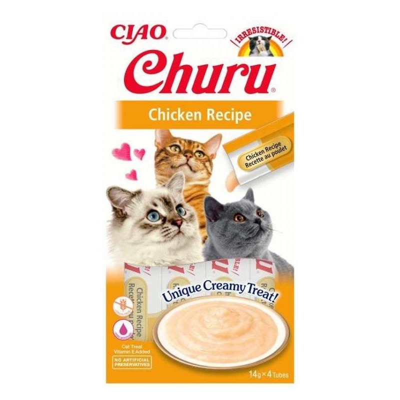 Inaba Churu Kremowy Przysmak dla Kota Kurczak 4 x 14 g