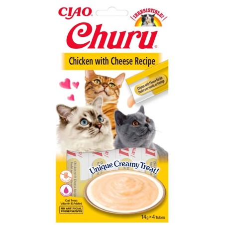 Inaba Churu Kremowy Przysmak dla Kota Kurczak z Serem 4 x 14 g