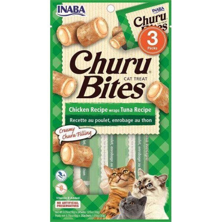 Inaba Churu Bites Przysmak dla Kota Kurczak z Tuńczykiem 3 x 10 g