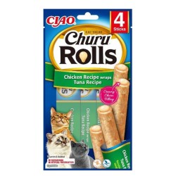Inaba Churu Rolls Przysmak dla Kota Kurczak z Tuńczykiem 4 x 10 g