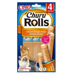 Inaba Churu Rolls Przysmak dla Kota Kurczak 4 x 10 g