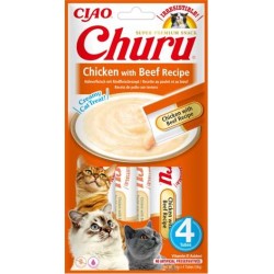 Inaba Churu Kremowy Przysmak dla Kota Kurczak z Wołowiną 4 x 14 g