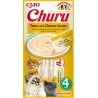 Inaba Churu Kremowy Przysmak dla Kota Tuńczyk z Serem 4 x 14 g