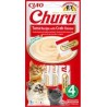 Inaba Churu Kremowy Przysmak dla Kota Tuńczyk z Krabem 4 x 14 g