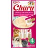 Inaba Churu Kremowy Przysmak dla Kota Tuńczyk z Krewetkami 4 x 14 g