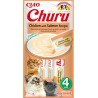 Inaba Churu Kremowy Przysmak dla Kota Kurczak z Łososiem 4 x 14 g