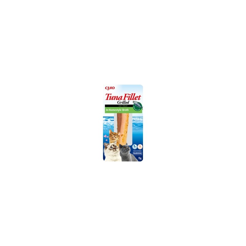 Inaba Tuna Fillet Filet z Tuńczyka w Bulionie dla Kota 15 g