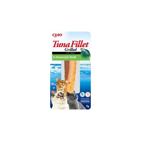 Inaba Tuna Fillet Filet z Tuńczyka w Bulionie dla Kota 15 g