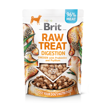 Brit Raw Treat Digestion Liofilizowany Przysmak dla Psa Kurczak 40 g