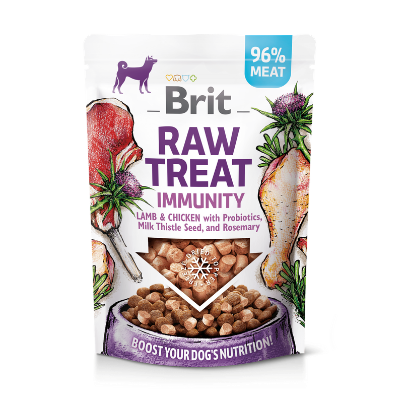 Brit Raw Treat Immunity Liofilizowany Przysmak dla Psa Jagnięcina i Kurczak 40 g