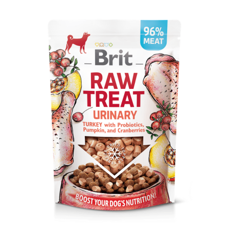 Brit Raw Treat Urinary Liofilizowany Przysmak dla Psa Indyk 40 g