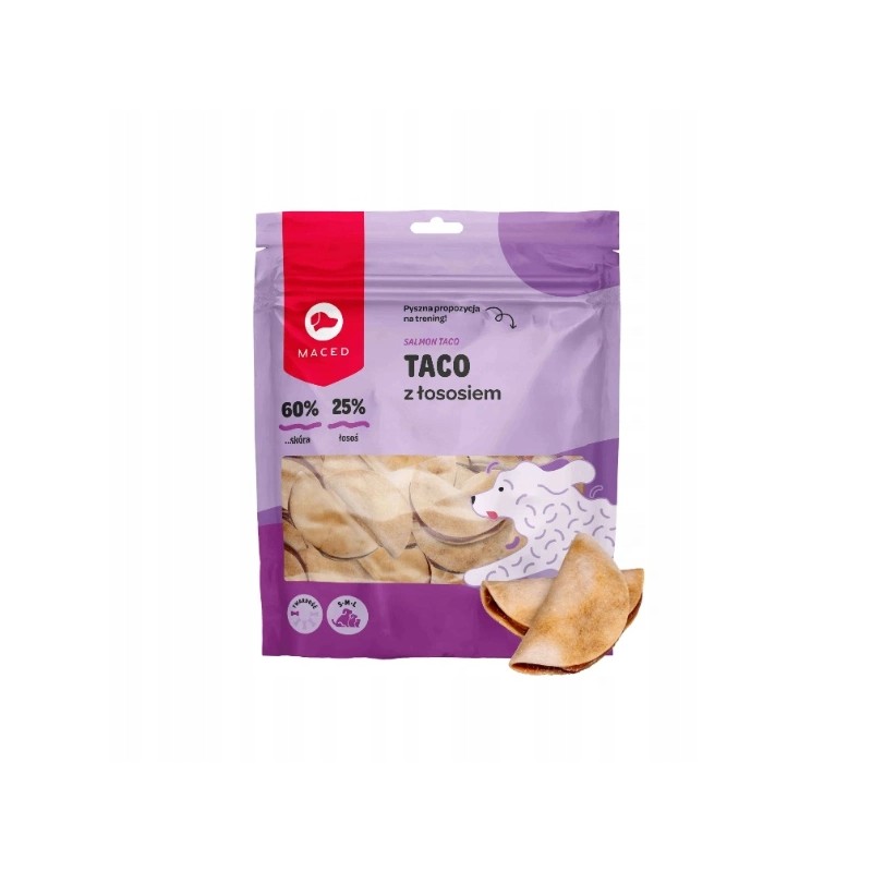 Maced Taco Przysmak dla Psa z Łososiem 500 g