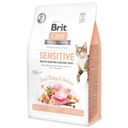 Brit Care Cat Grain-Free Sensitive Sucha Karma dla Kota Indyk i Łosoś 400 g