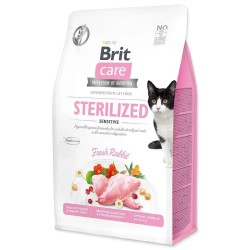 Brit Care Cat Grain-Free Sterilized Sensitive Sucha Karma dla Kota Królik 400 g
