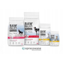 Raw Paleo Ultra Mini Adult Turkey Sucha Karma dla Małych Psów Indyk 8 kg