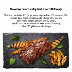 Paka Zwierzaka Seventh Heaven Sucha Karma dla Psa Wołowina z Marchewką M 3 kg