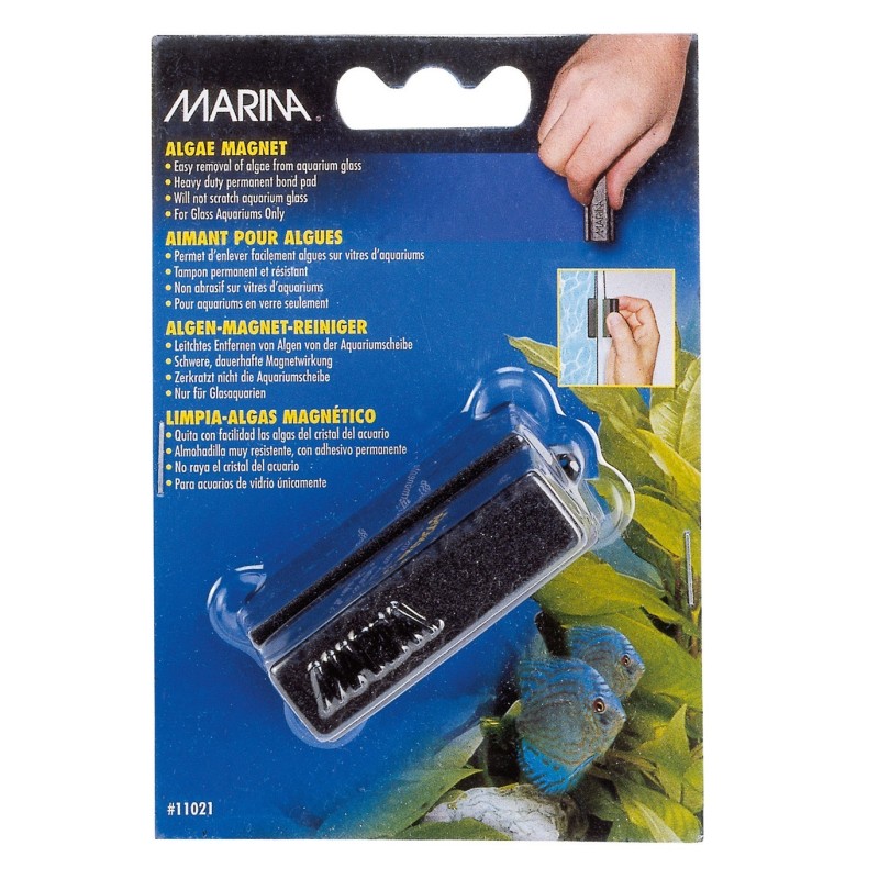 Czyścik magnetyczny do akwarium S, 6x4 cm