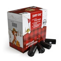 Woreczki na psie odchody, 50 rolek x 20szt, czarne