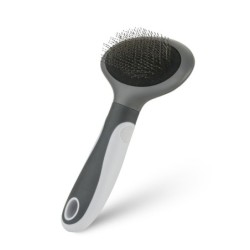 Szczotka dla zwierząt, szary, 10,8 x 18 cm