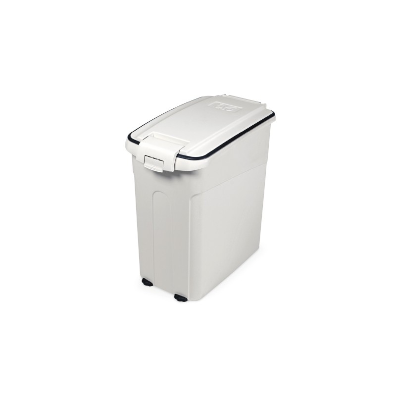 Pojemnik na suchą karmę L, 54L, biały,  49x30x54cm