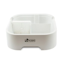 Fontanna dla zwierząt, cztery poziomy, bez adaptera, 2l