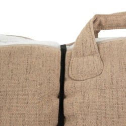 Legowisko/ mata składana dla psa, jasnobrązowe, 90*66cm