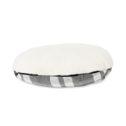 Legowisko dla psa, wzór: szara krata, 60*48*20cm