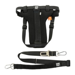 Szelki samochodowe dla psa, rozmiar L, 24x19x10 cm, materiał poliester