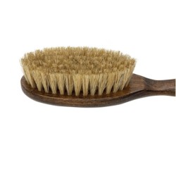 Ekskluzywna szczotka, dla zwierząt, drewniana z włosiem, drewno bukowe, wym. 4,9x18,5cm