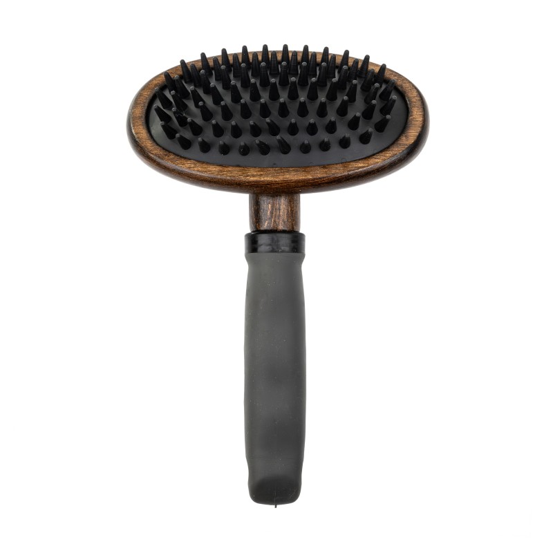 Ekskluzywna szczotka typu pudlówka, nasada materiał TPR + drewno, wym. 12,6x18,7cm