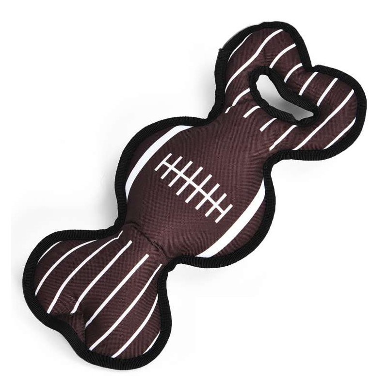 Zabawka pluszowa dla psa, rugby, z dźwiękiem 33.5 x 15cm