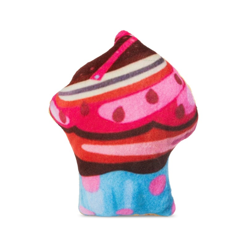 Zabawka, dla psa, babeczka czekoladowa, pluszowa, 13 cm